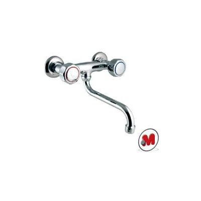 LAVELLO PARETE CON CANNA S INFERIORE MANIGLIA IN ZAMA