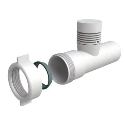 VALVOLA IMMISSIONE ARIA 1-1/2X40 AIRPIPE BIANCA