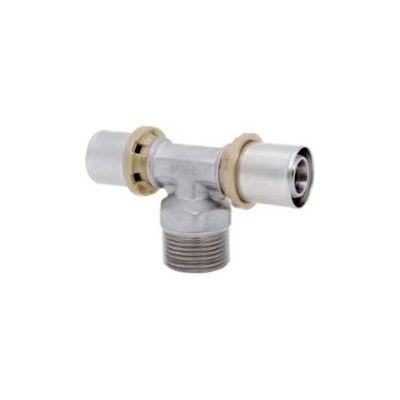 TES FILETTATO MASCHIO A PRESSARE