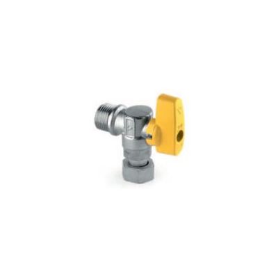 RUBINETTO GAS A SQUADRA MF CON GIRELLO