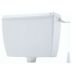 CASSETTA WC ALTA PVC C/COPERCHIO E CATENELLA BIANCA