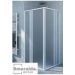 BOX DOCCIA ANGOLARE 68/80X79/90 ALLUMINIO BIANCO ACRILICO SMERALDA GIAVA