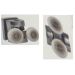 COPPIA RUOTE DOPPIE PER BOX DOCCIA DM 23 ATTACCO SUP. IN METALLO CROMATO X VETRO 6-8 MM (FORO VETRO 11MM)