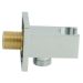 PRESA ACQUA QUADRA C/SUPPORTO M.M 1/2 OTTONE CROMATO VALENCIA Q