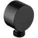 PRESA ACQUA TONDA C/SUPPORTO M.M 1/2 OTTONE CROMATO NERO OPACA