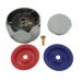 POMELLO CROMATO PER RUBINETTO BROCCIA 8X20 BLU/ROSSO