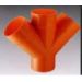 RACC/PVC BRAGA DOPPIA 45° DM100 