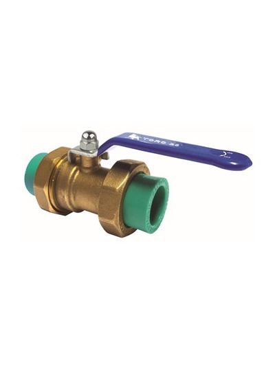 VALVOLA PPR A SFERA METALLO C/LEVA